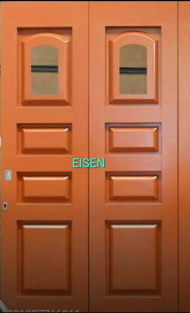 Pintu besi garasi EISEN Cat Oven POWDER COATING