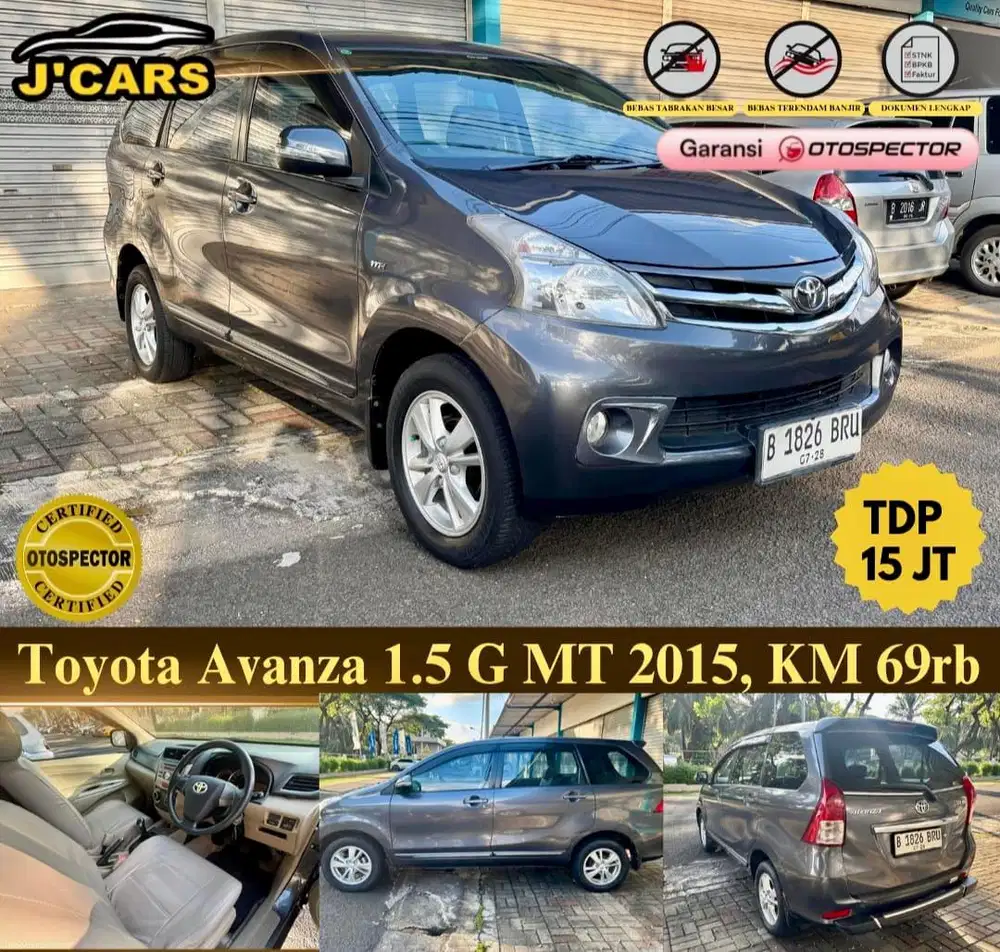 [KM : 69rb] Toyota 1.5 Avanza G MT 2013 Manual Ringan Murah