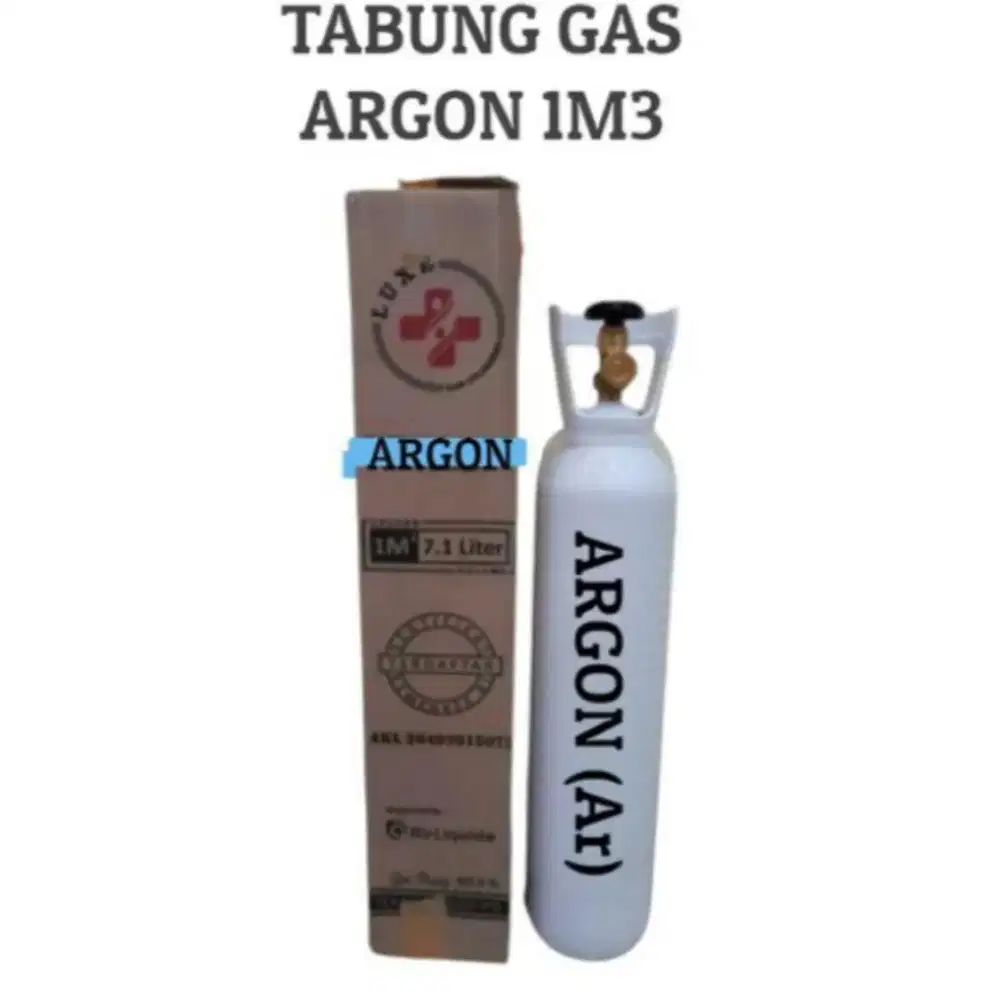Tabung Argon 1m³ + isi ( Paket)