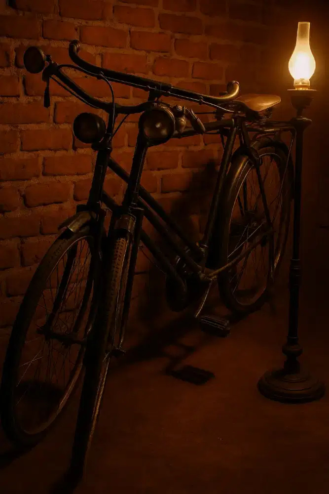 Sepeda ontel jadul lawas