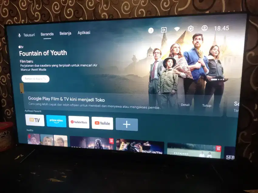 Mau di jual aj smart android digital UHD 4k Sharp 55 inc no minus