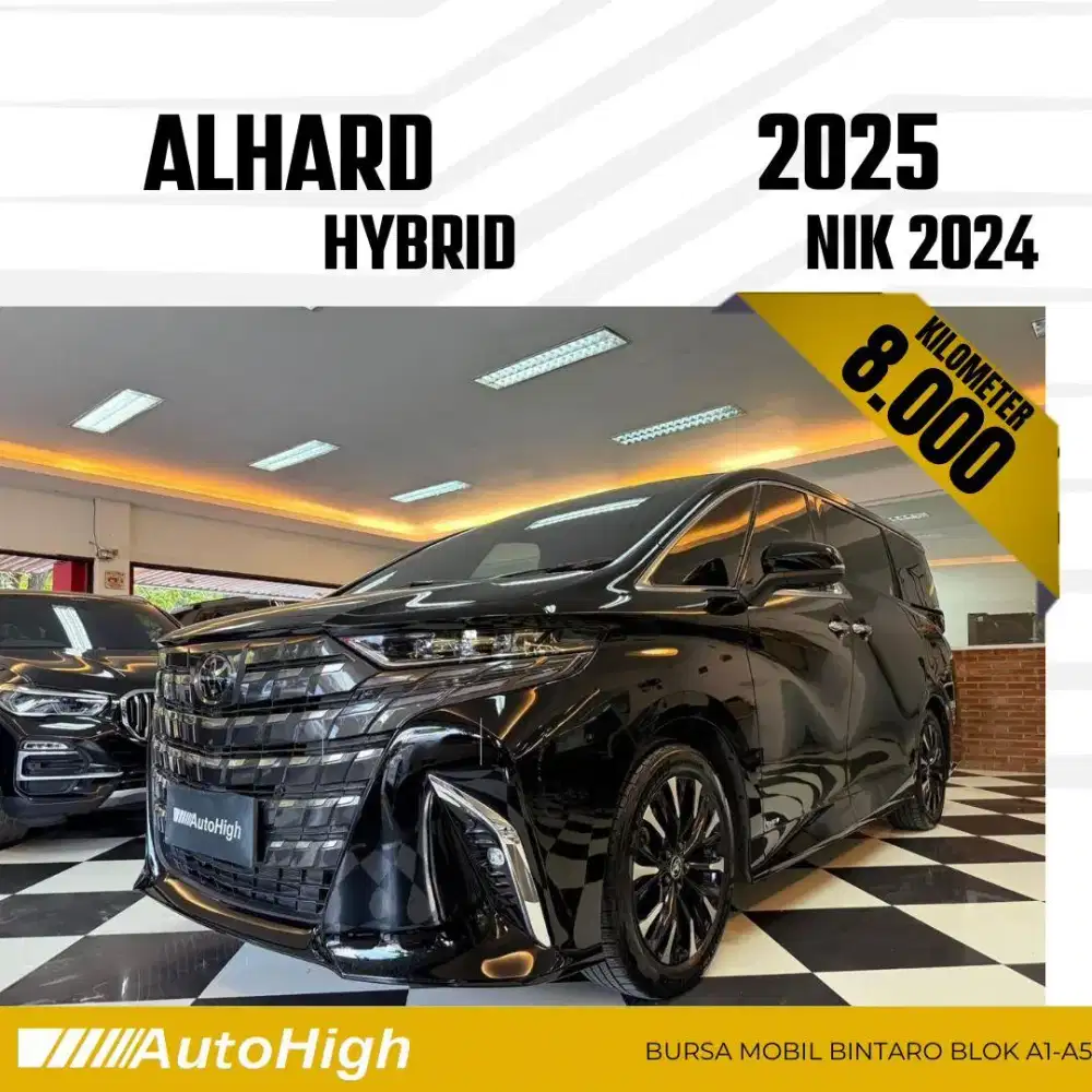 DP10% [Km8.000] Alphard HEV Hybrid 2024 Black Reg 2023 #AUTOHIGH