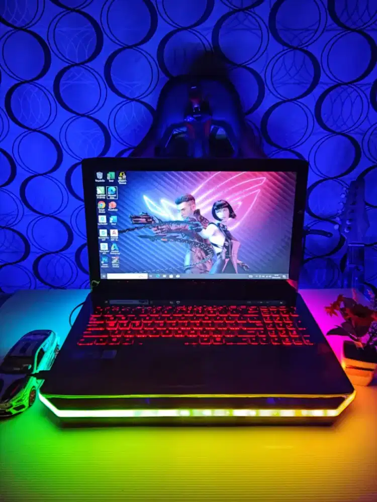 [BONUS PES] Laptop Gaming Desain Asus ROGG Core i7 Ram 16Gb Nvidia GTX