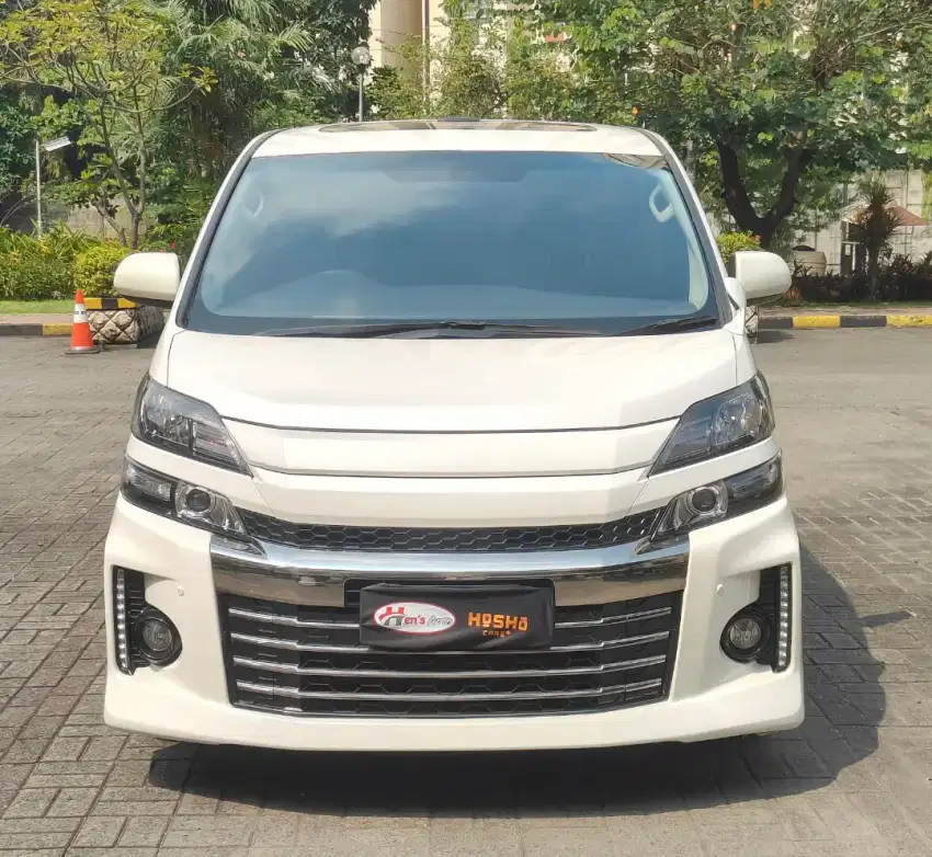KM LOW TOYOTA VELLFIRE GS 2013 PUTIH CBU SIAP PAKAI