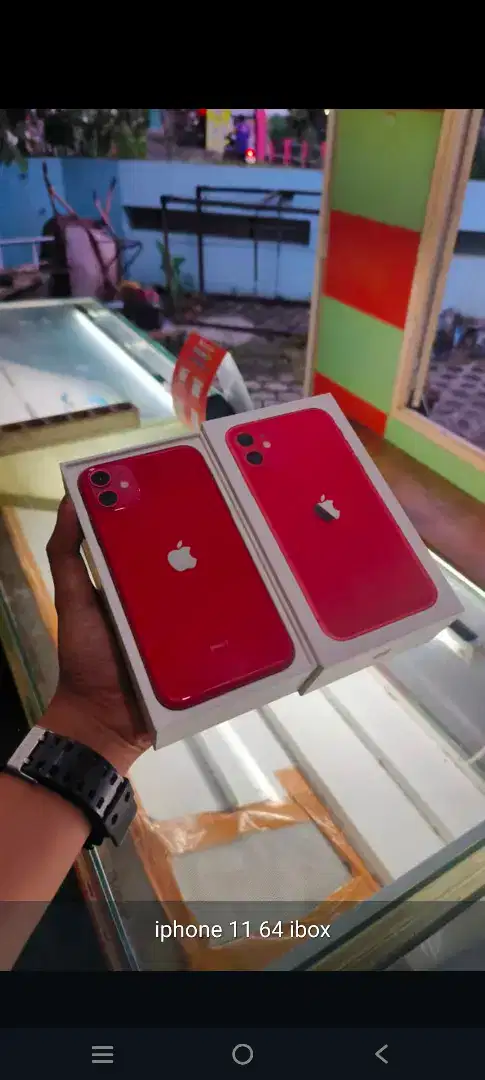 Second Iphone 11 64gb Ibox Red