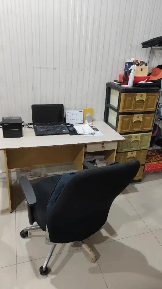 Meja Kursi Olimpic Kantor/Belajar 1 set