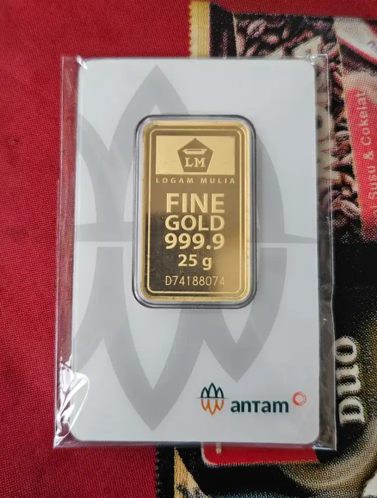 Jual Logam Mulia Emas Antam 25 gram