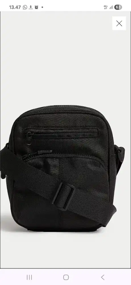 Scuff Resistant StormwearTM Cross Body Bag