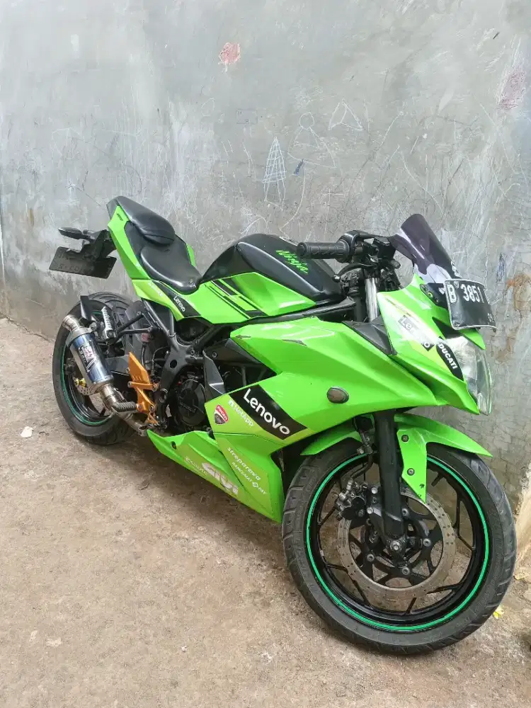 Kawasaki ninja 250mono hijau