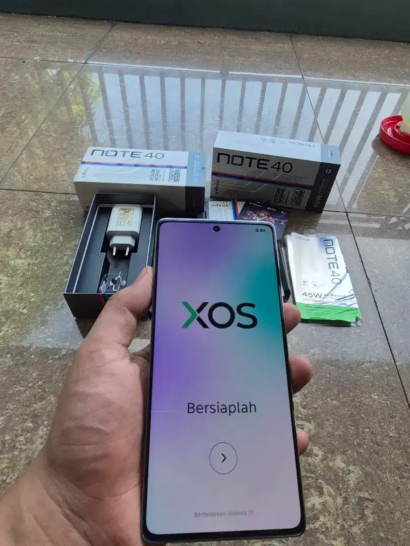Infinix Note 40 Ram 16 memory 256GB mulus fullset