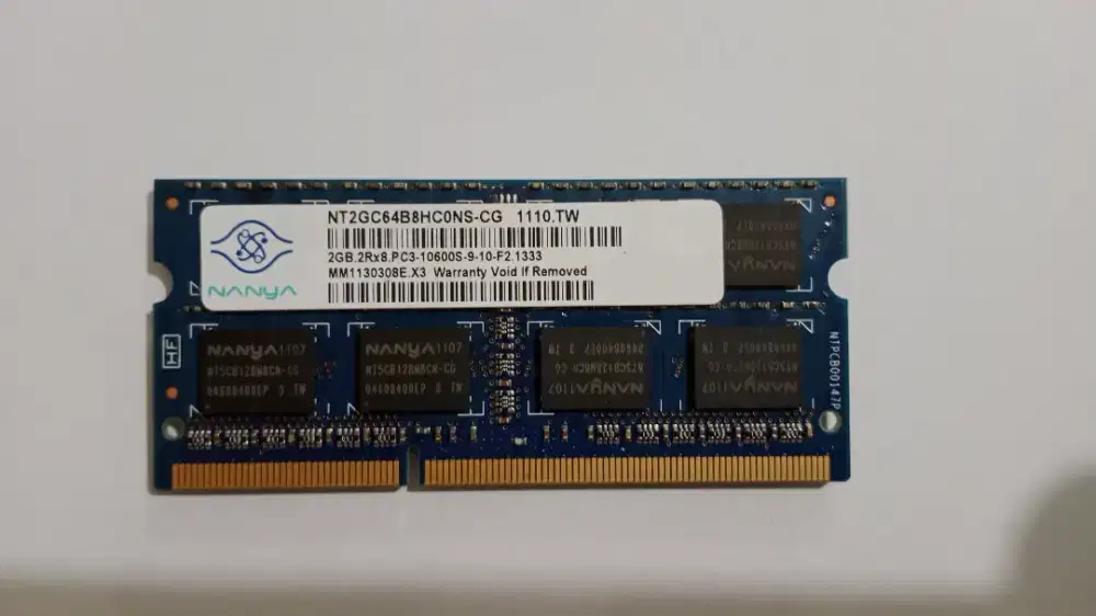 RAM Laptop SODIMM DDR3 2 GB
