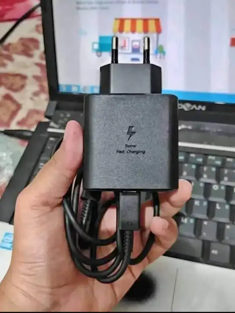 Charger hp samsung new S22 original bawaan