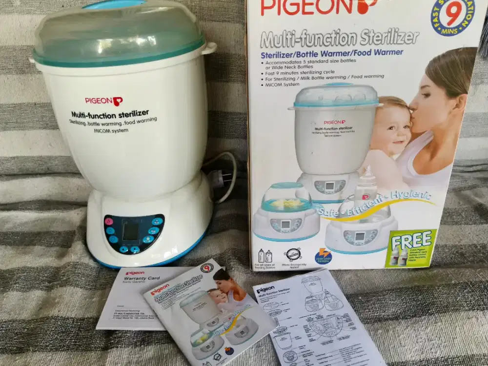 PIGEON alat penghangat & sterilisasi botol susu bayi
