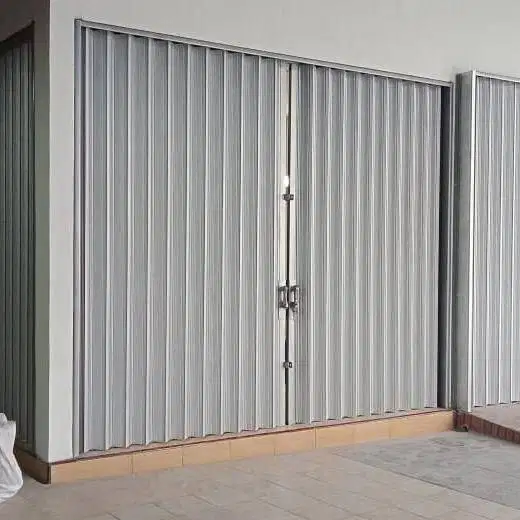 Folding gate gerbang ruko & garasi harga terjangkau pasang dan service