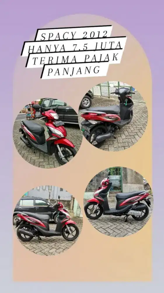 SPACY 2012 ONLY BERGARANSI PAJAK PANJANG