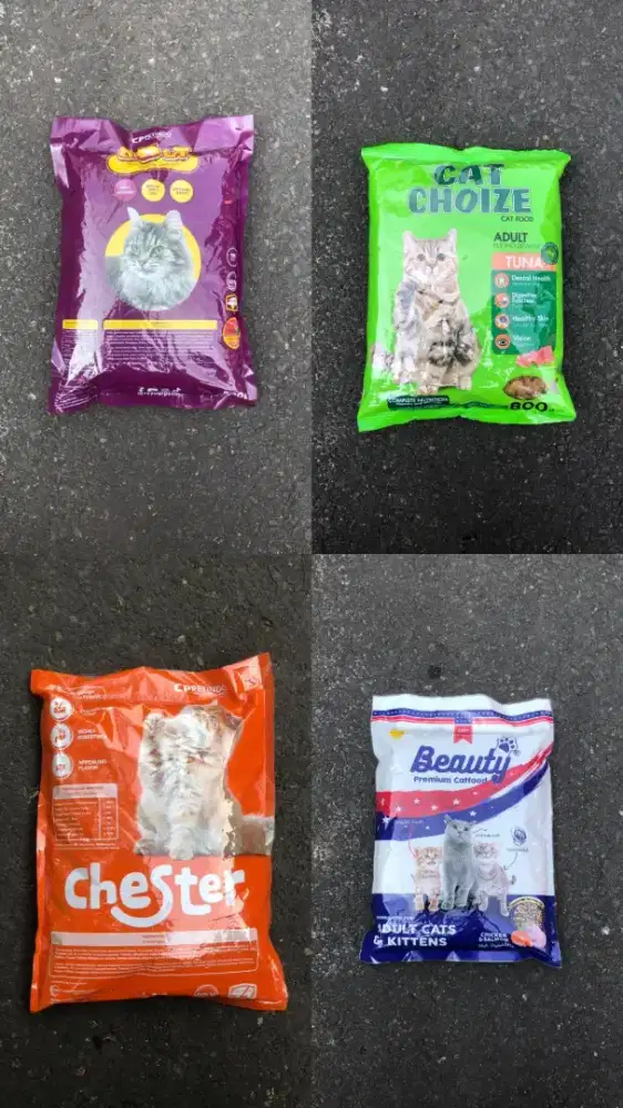 JUAL MAKANAN & PERLENGKAPAN KUCING, KELINCI, DAN ANJING