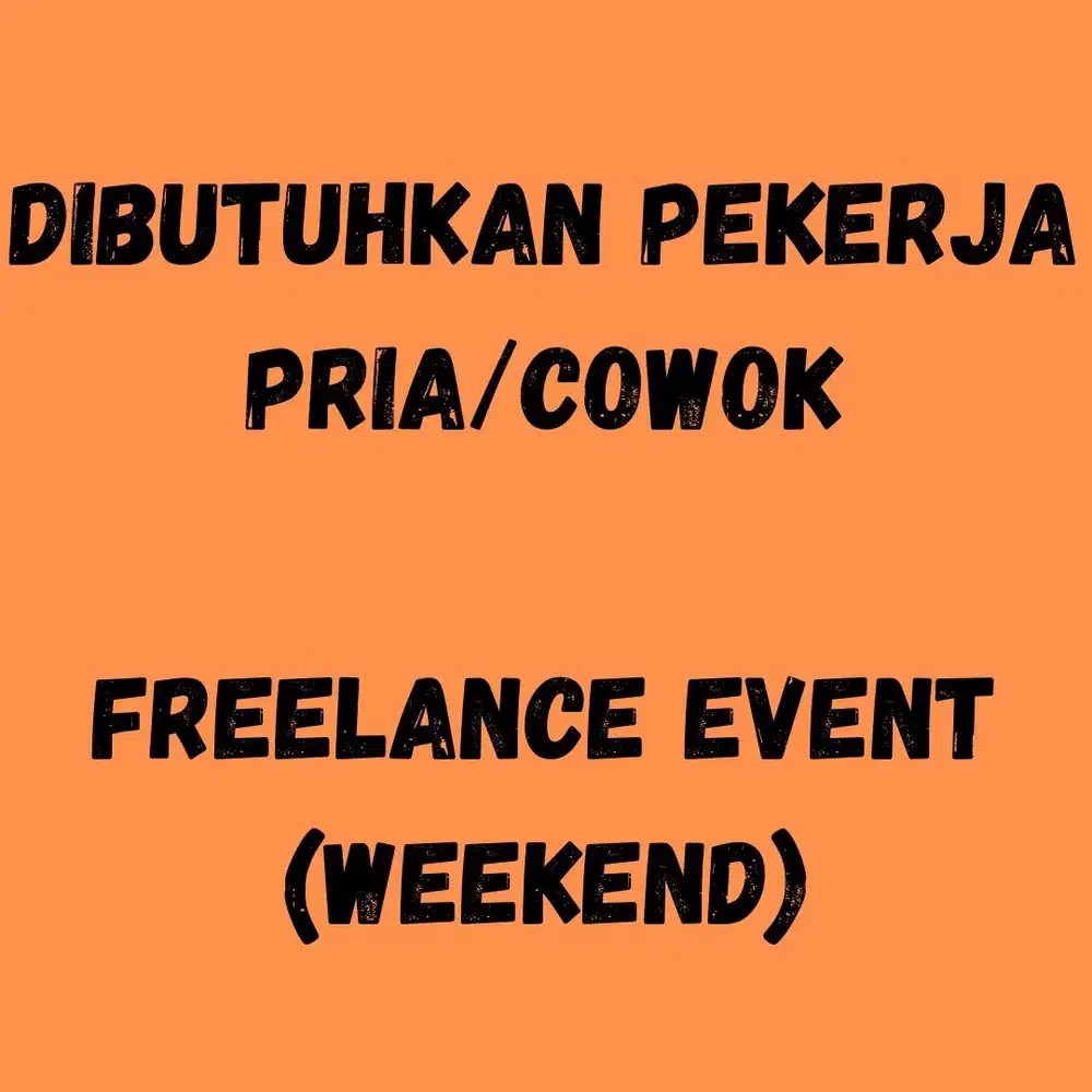 Freelance event (Kuliner)