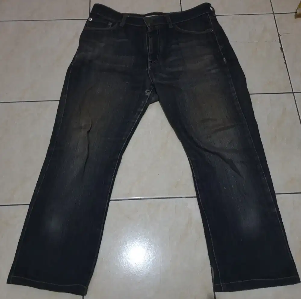 Celana jeans uniqlo black