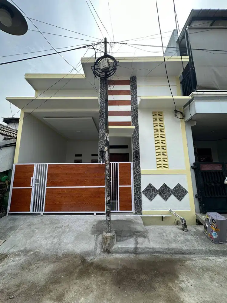 Rumah desaain minimalis modern seberang RS ananda Babelan