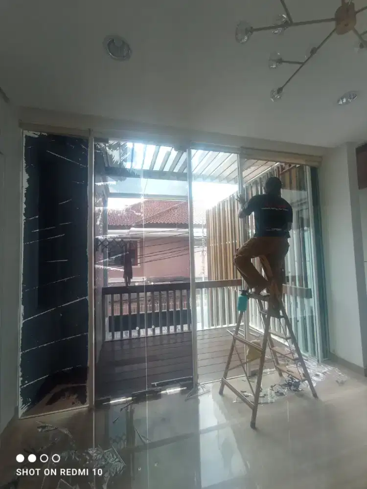 Kaca film & sticker sandblast