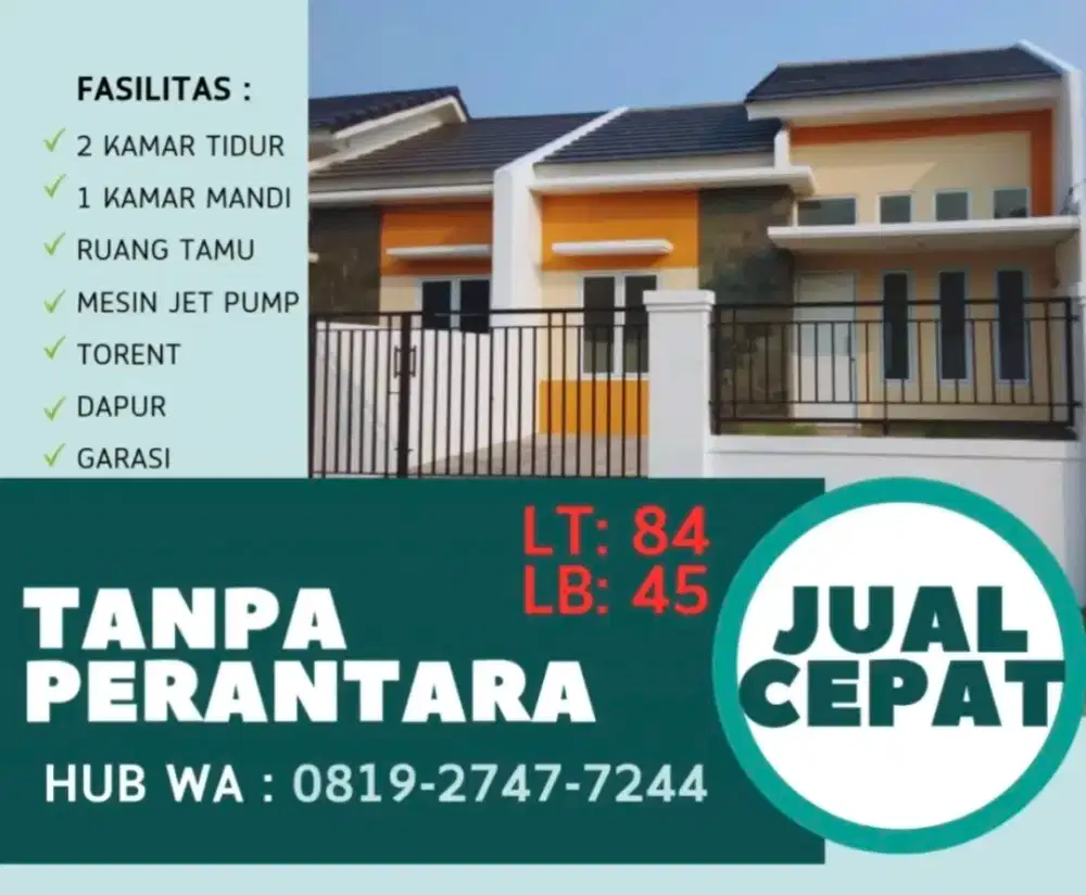 JUAL CEPAT Rumah Lokasi strategis