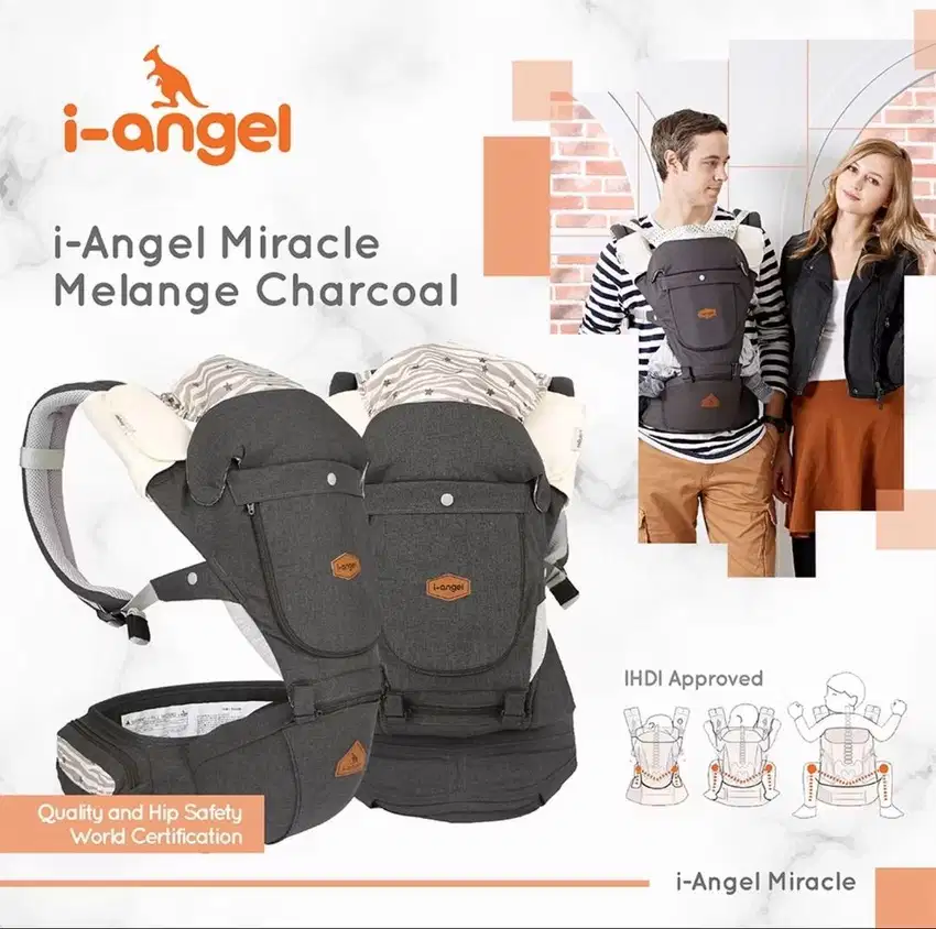 Preloved Gendongan Hipseat  I-Angel Miracle 4in1