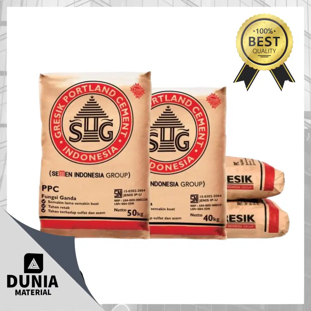 Semen Gresik 40 Kg | Minimal Order 200 Zak