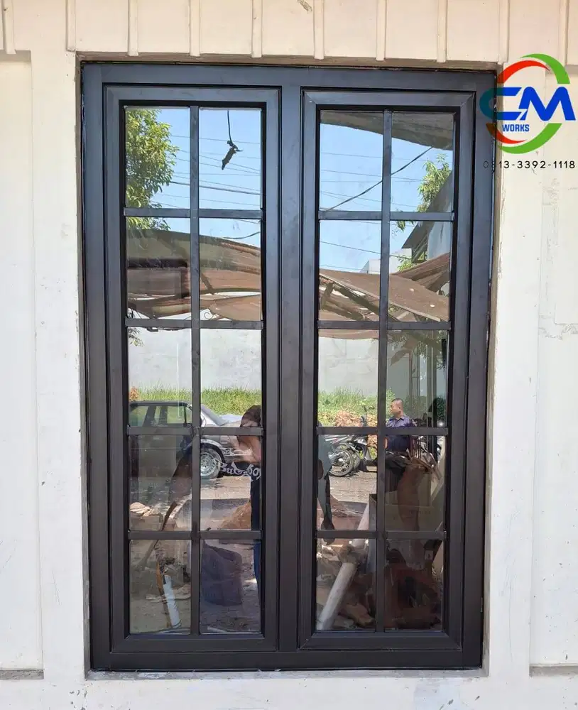 KUSEN PINTU DAN JENDELA KACA ALUMINIUM MODERN
