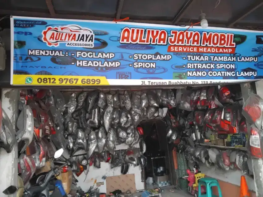 Jual lampu lampu headlem setop lm sepion