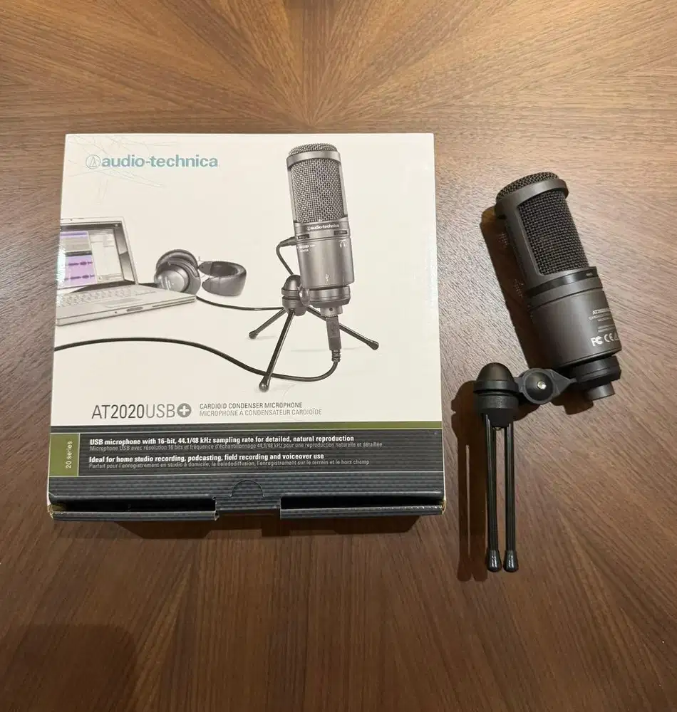 Microphone Condenser USB Audio Technica AT2020USB+