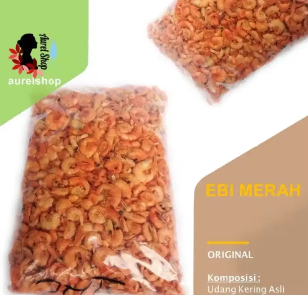Ebi Udang Kering Kulit Merah