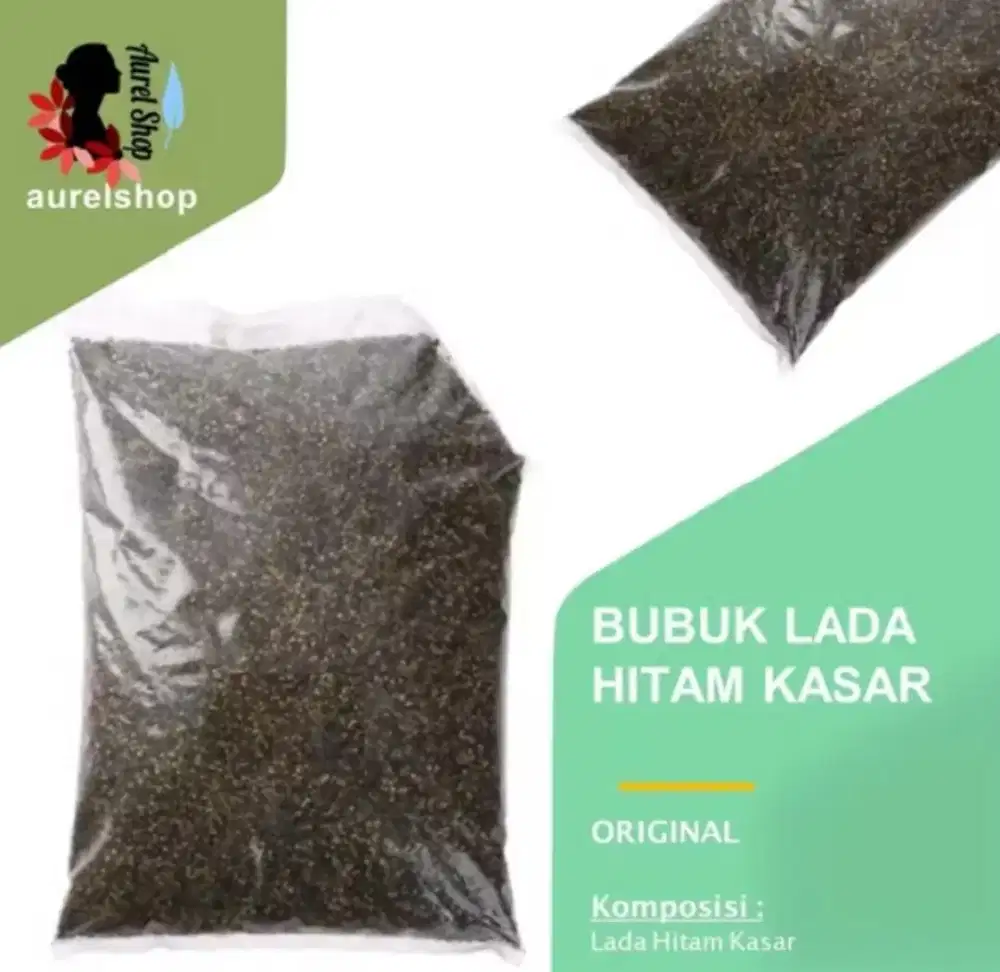 Bubuk Lada Hitam Kasar/ Black pepper chrused