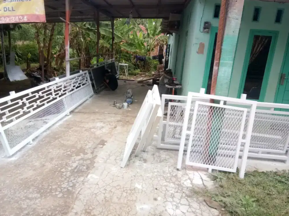 Bengkel las kanopi pagar pintu tralis tangga