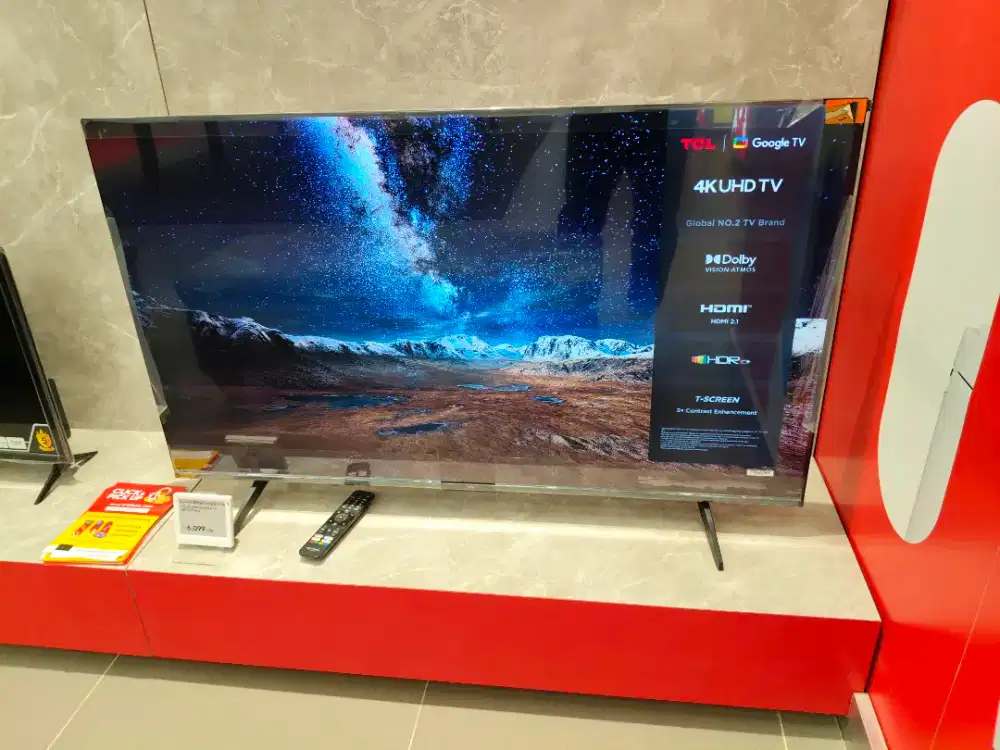 Google TV TCL 4K UHD, cicilan TANPA DP