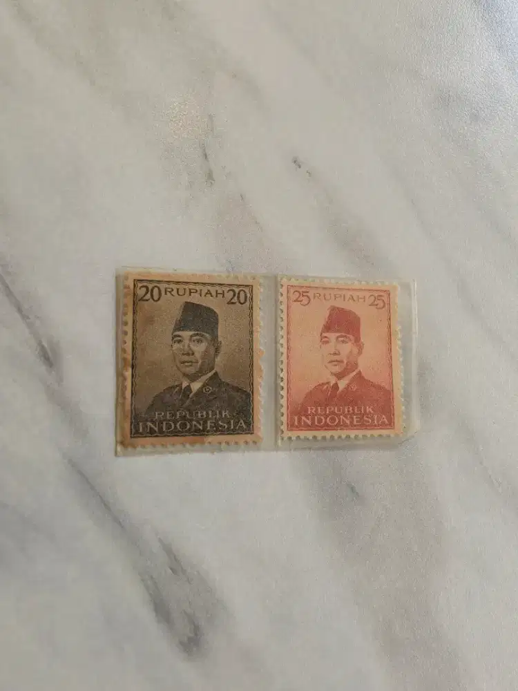 Perangko kuno soekarno zaman kemerdekaan