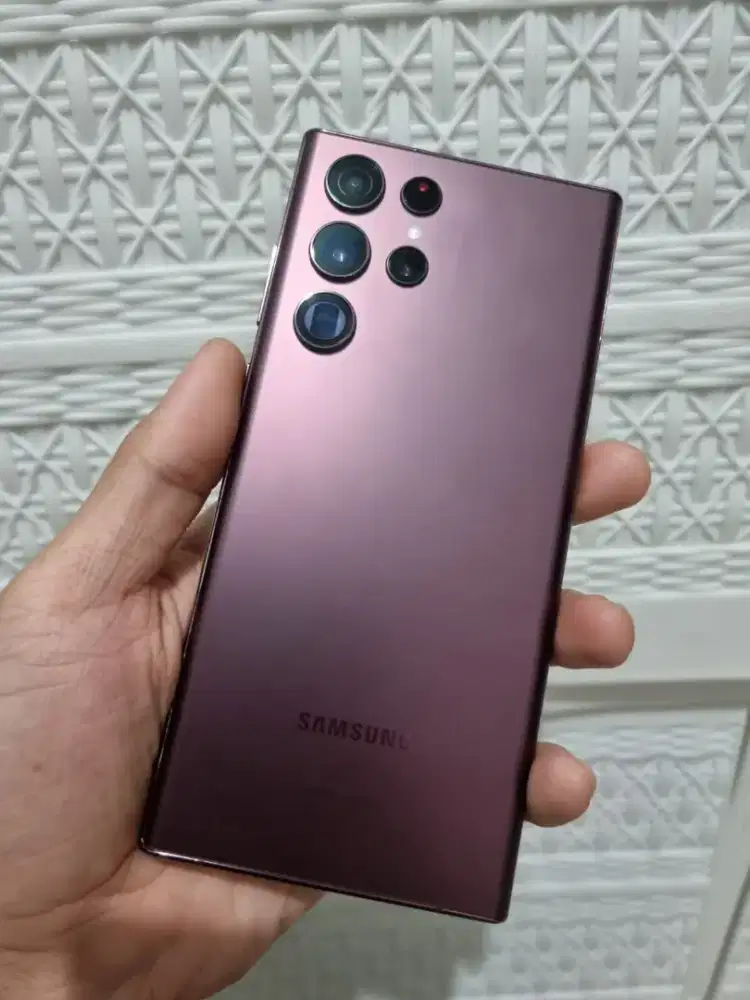 SAMSUNG S22 ULTRA 12/256GB FULLSET MULUS NOMINUS GARANSI EX SEIN INDO