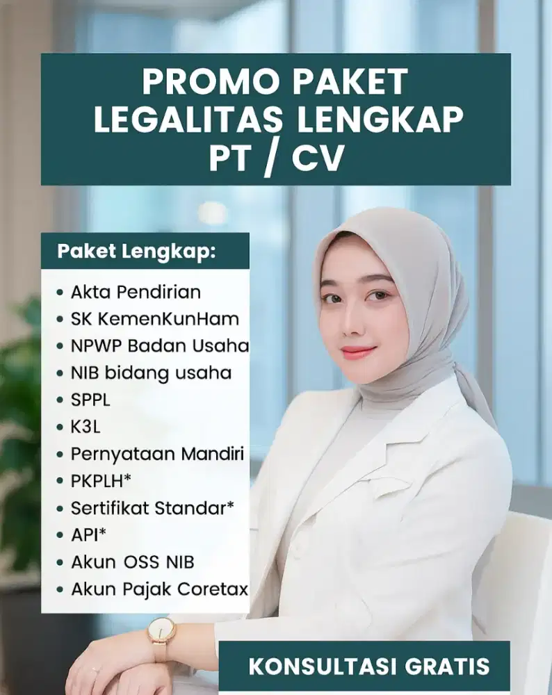 Keperluan Kantor CV Lengkap