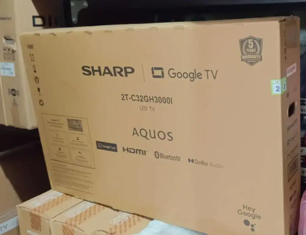 Tv Led Sharp 32 inc 2T-32GH3000i GoogleTv Android