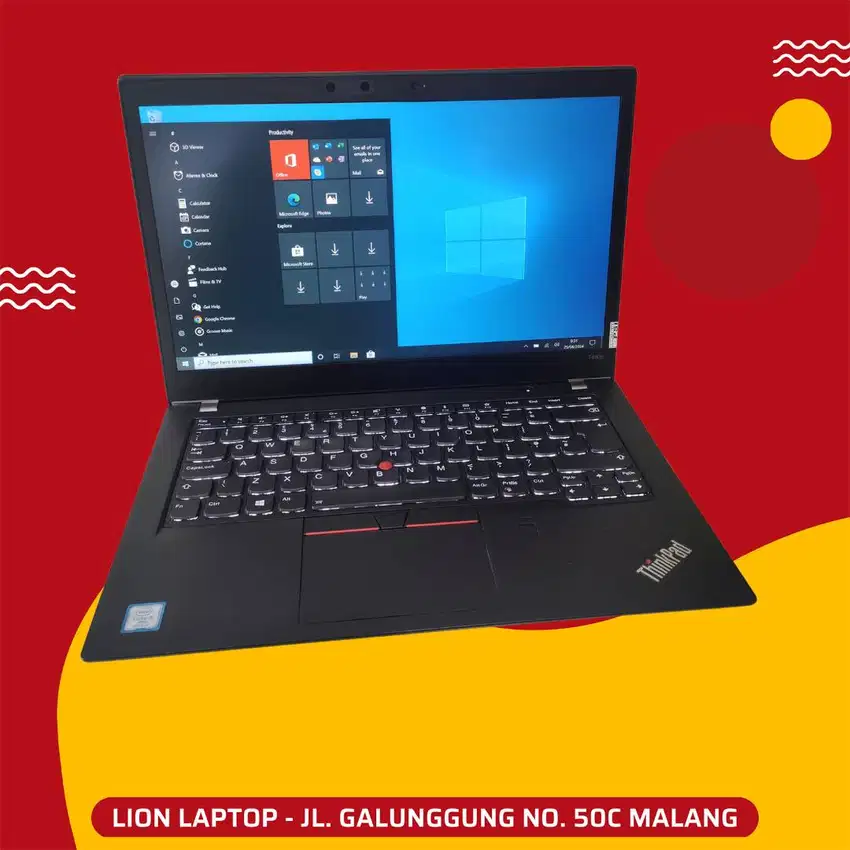 RAM 8GB Core i5 gen 8 Touchscreen Lenovo Thinkpad T480s SLIM [17|06]