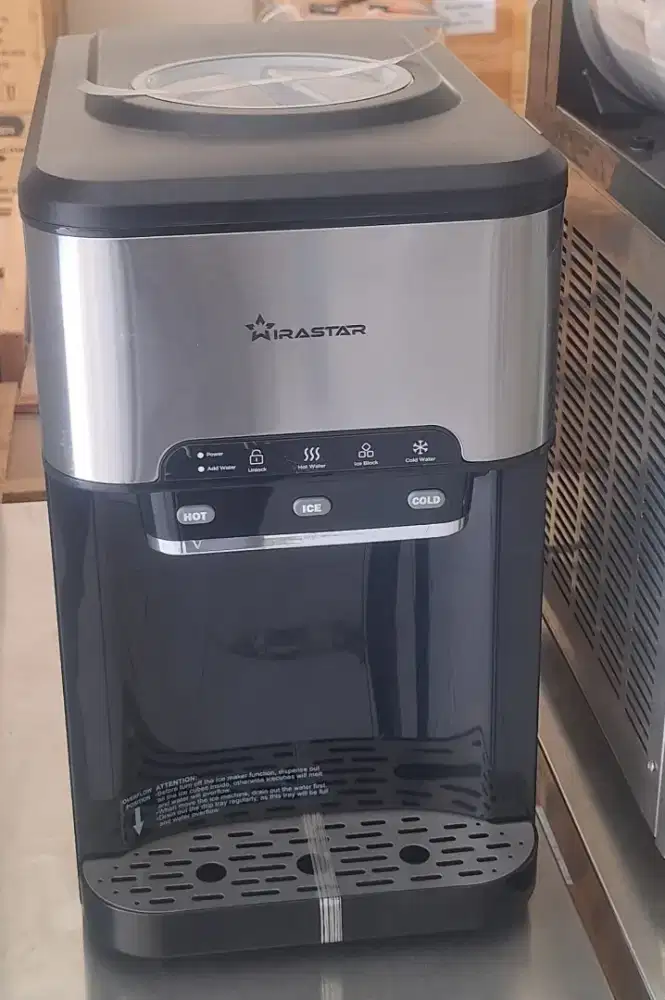 Dispenser Es Batu Kristal Galon Atas Ice Cube Maker Wirastar