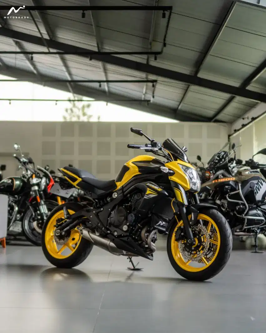 Kawasaki ER-6N ABS SE Pearl Shining Yellow 2015 Low Odo 4 Rb Km