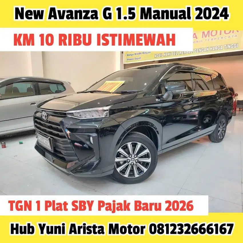 KM10RB New Avanza G 1.5 Manual 2024 PlatL TGN1 Pjk2026 Istimiwirr