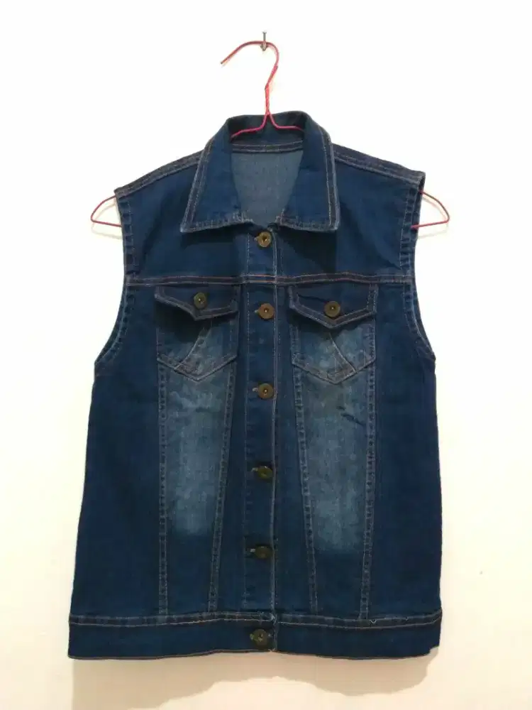 Vest Denim Biru