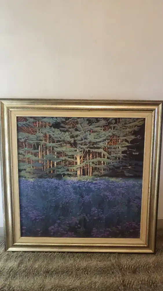 Lukisan lawas canvas