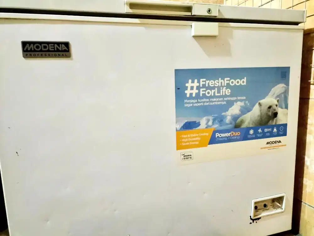 Freezer Modena Kapasitas -+200 liter