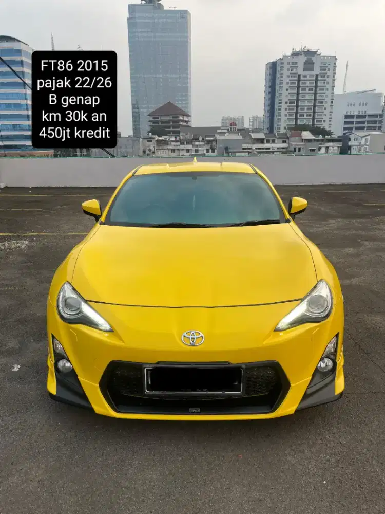 Toyota FT86 2015 Kuning