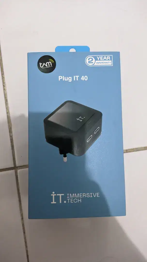IT Plug adaptor 2 port type C 40 Watt