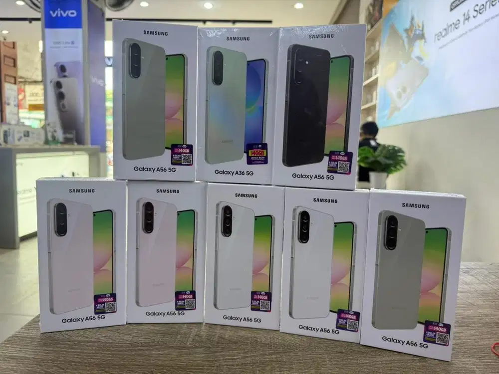 PROMK HP SAMSUNG A56 12/256 GARANSI RESMI BARU DAN SEGEL