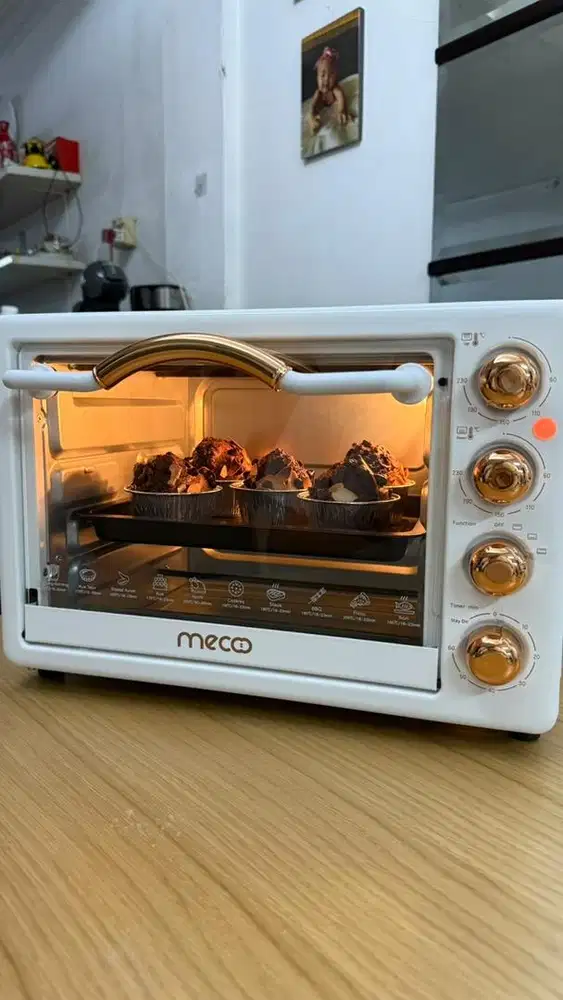 Mecoo Aesthetic Electric Oven 22 Liter SECOND