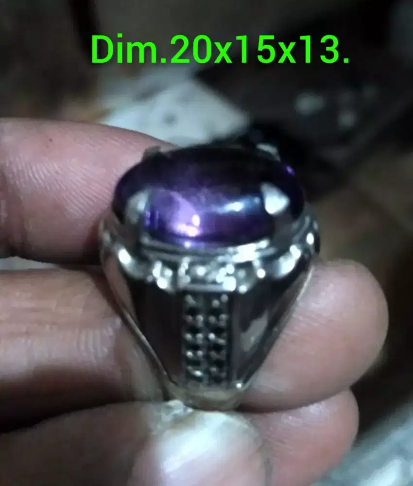Cincin Batu Bungur Tj.Bintang asli.